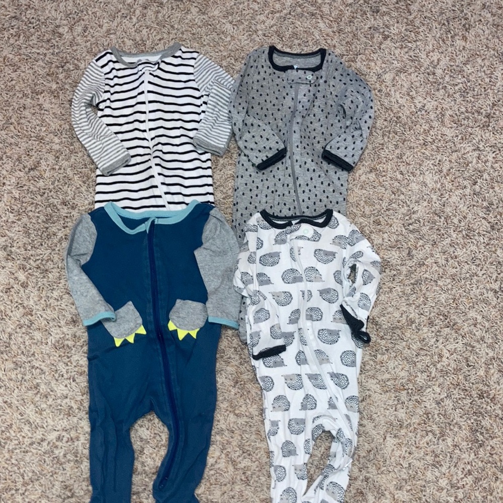 Bundle of One Piece Footie Pajamas
